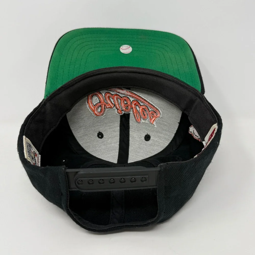 American Needle Baltimore Orioles Cooperstown Collection Snapback Hat Black Mens
